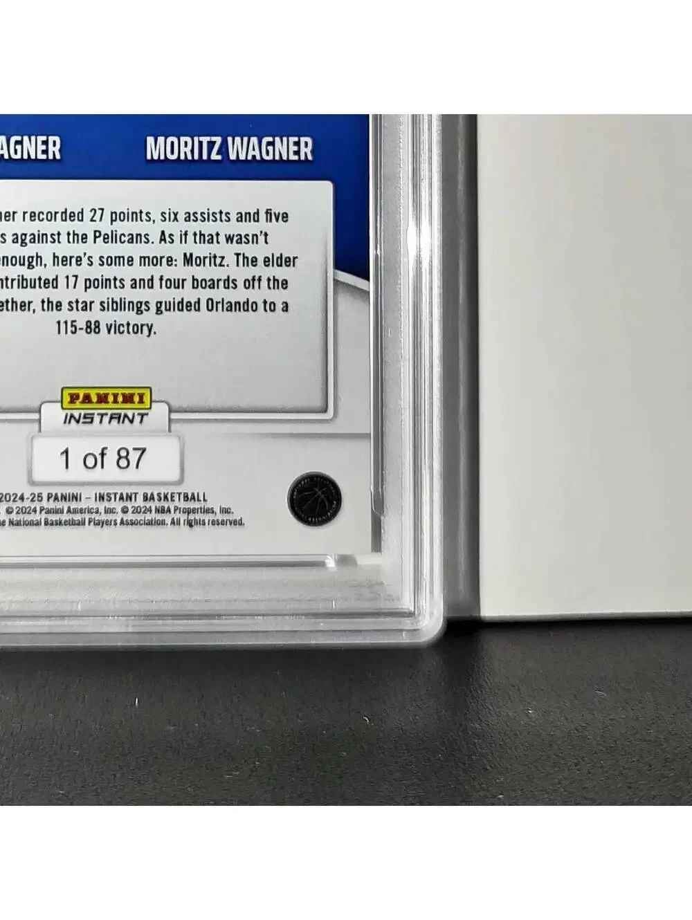 Franz Wagner / Moritz Wagner 2024 Panini NBA #90 Basketball PSA 10 Gem Mint